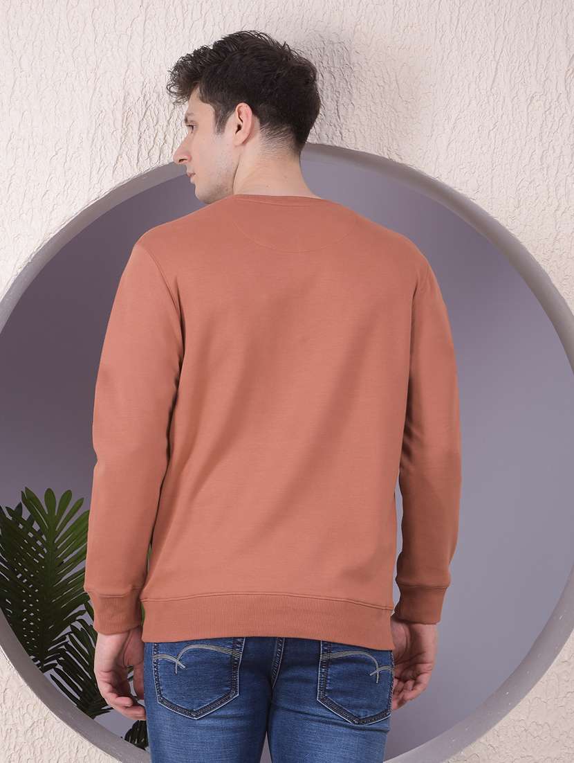 men printed long sleeve regular fit sweatshirt - 22030635 - Standard Image - 3