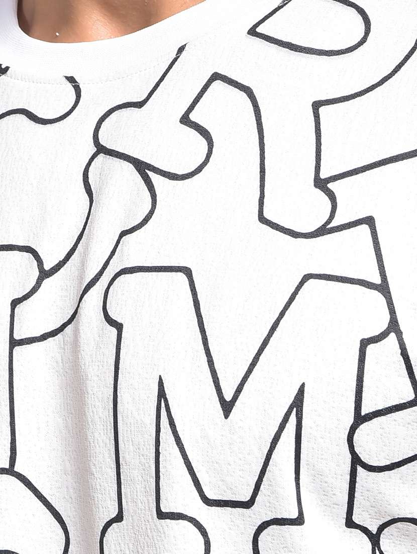 men printed long sleeve regular fit sweatshirt - 22030637 - Standard Image - 5