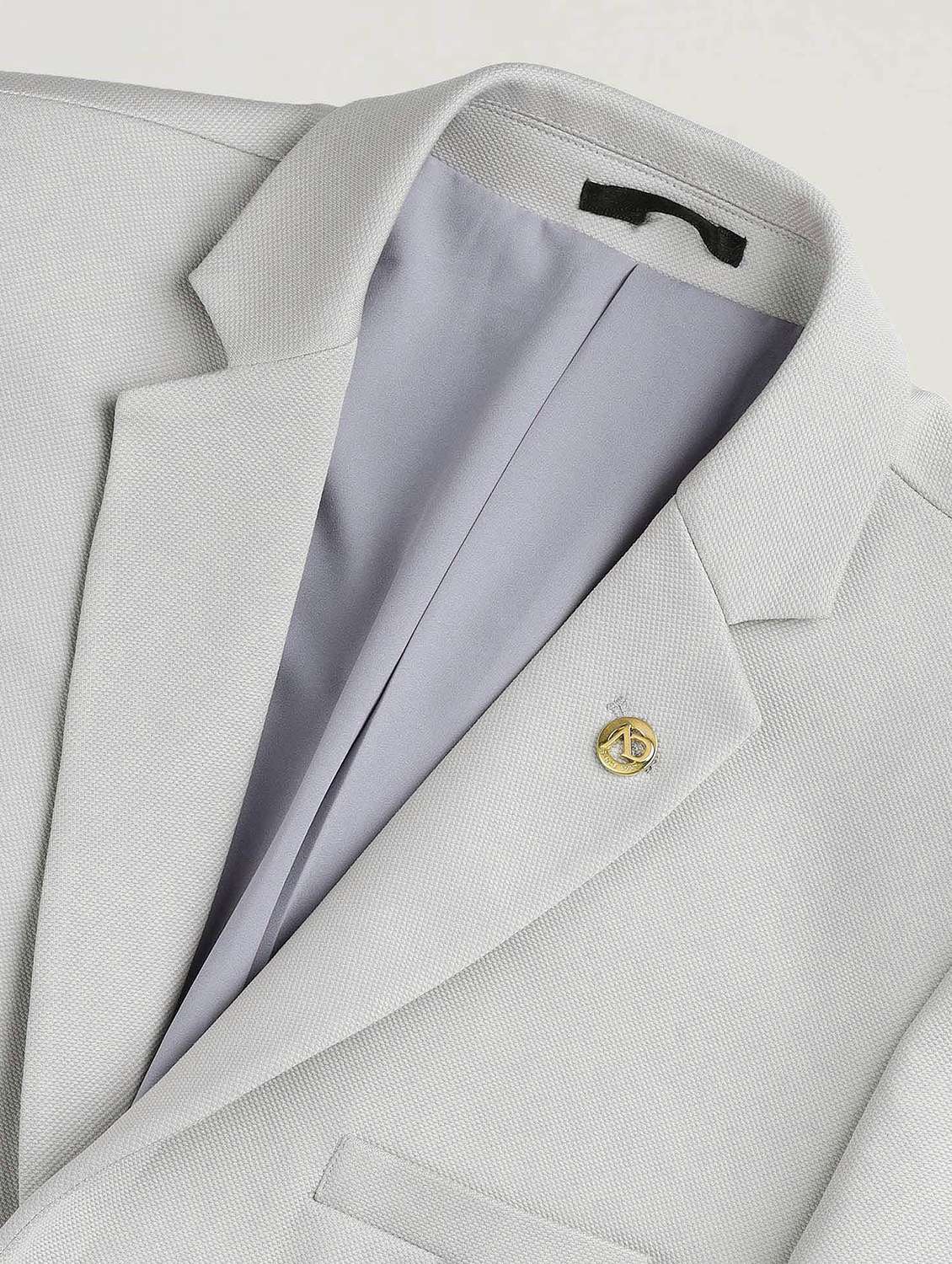 men solid long sleeve single breasted casual blazer - 22030852 -  Standard Image - 5