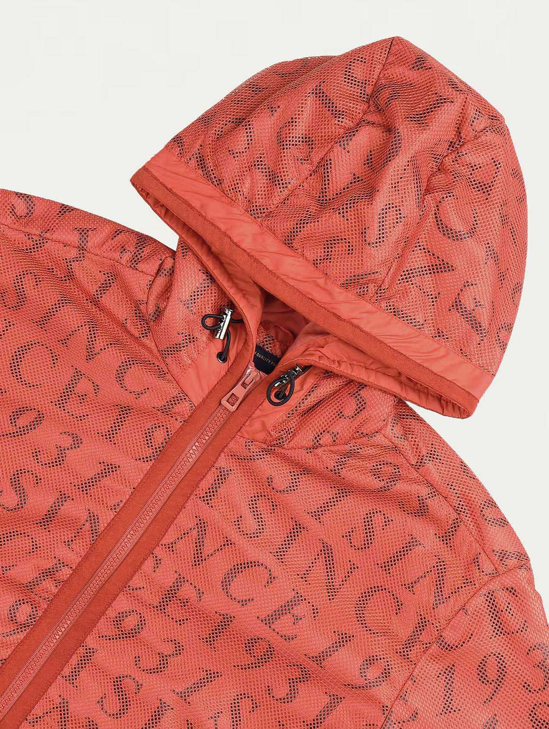 men typographic long sleeve casual jacket - 22030912 -  Standard Image - 5