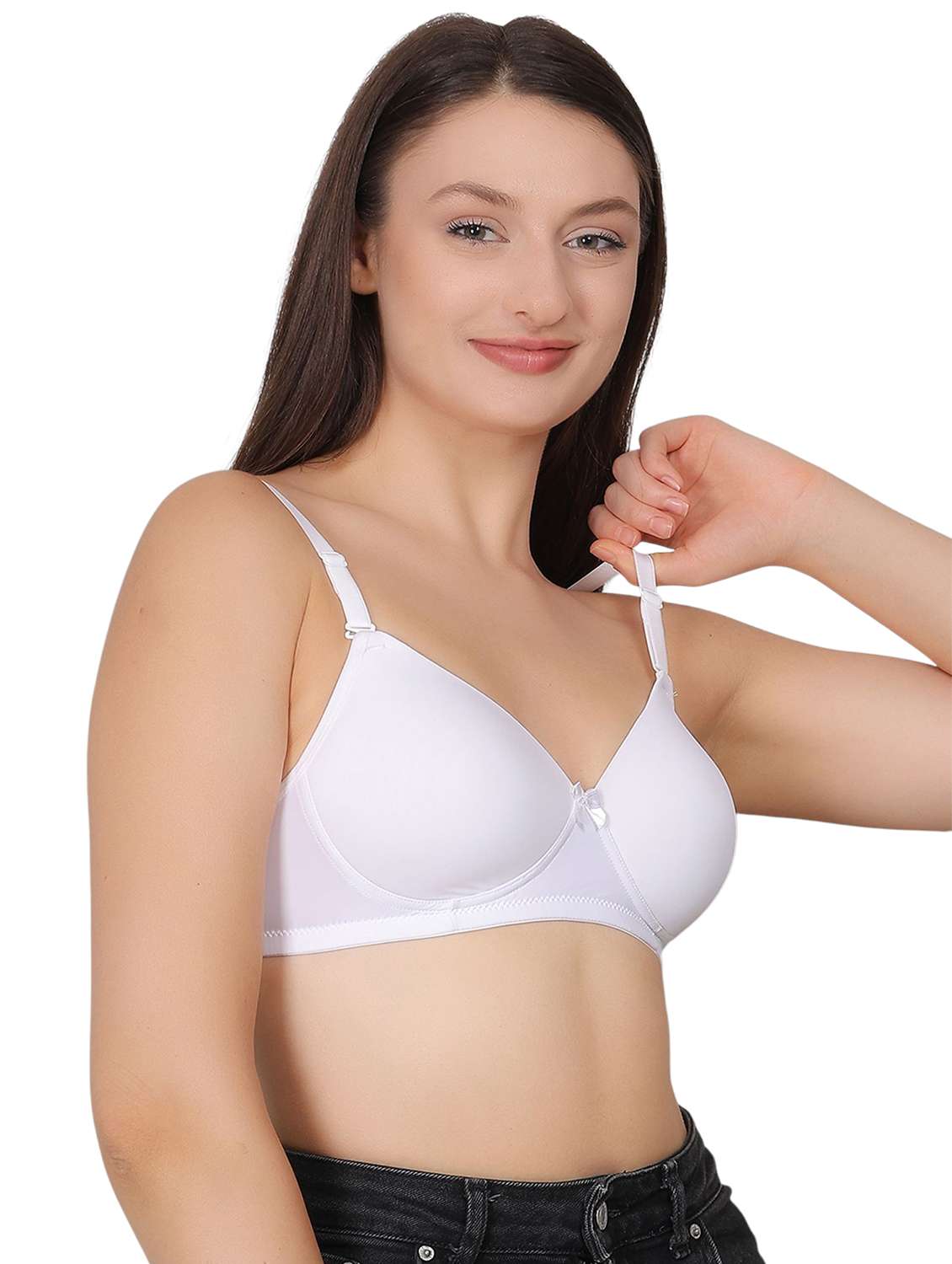 women pack of 2 solid lightly padded t-shirt bra - 22030930 -  Standard Image - 3