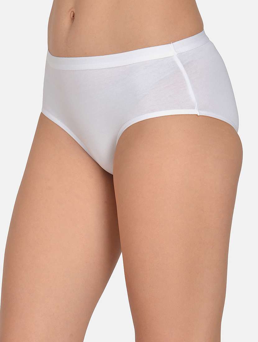 women pack of 3 solid mid rise hipsters - 22030937 - Standard Image - 3
