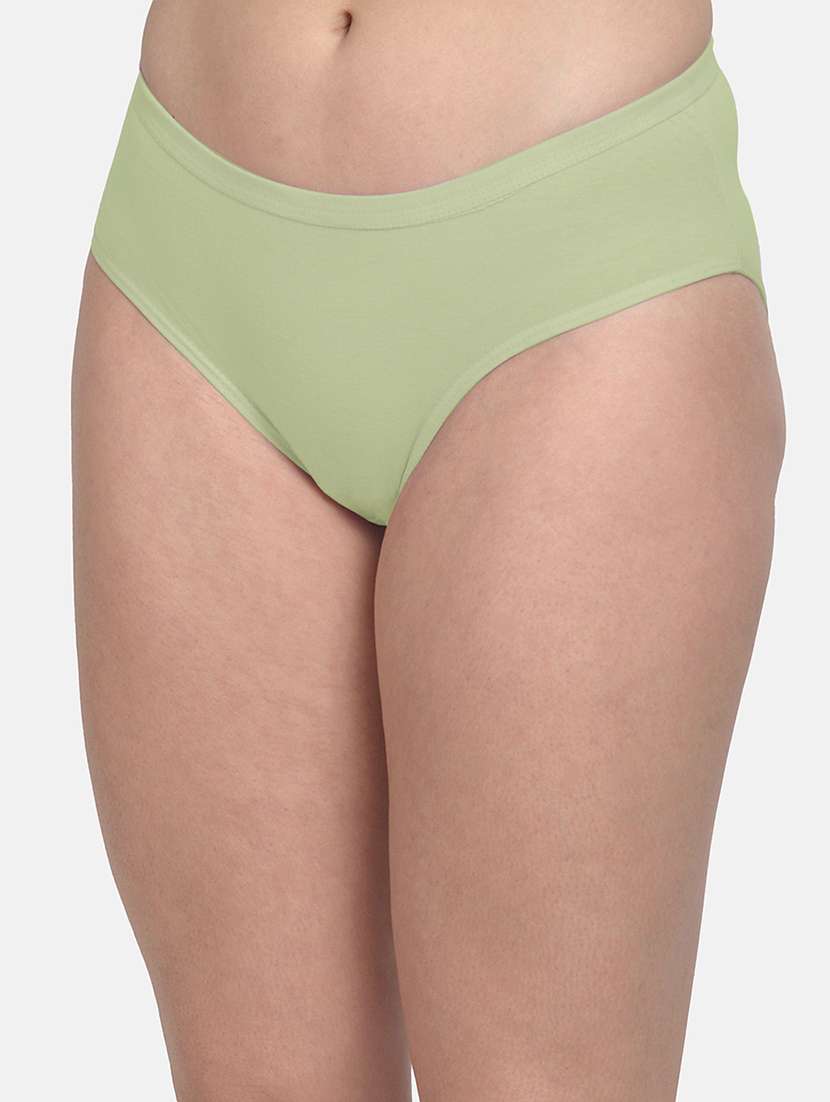 women pack of 3 solid mid rise hipsters - 22030942 - Standard Image - 3