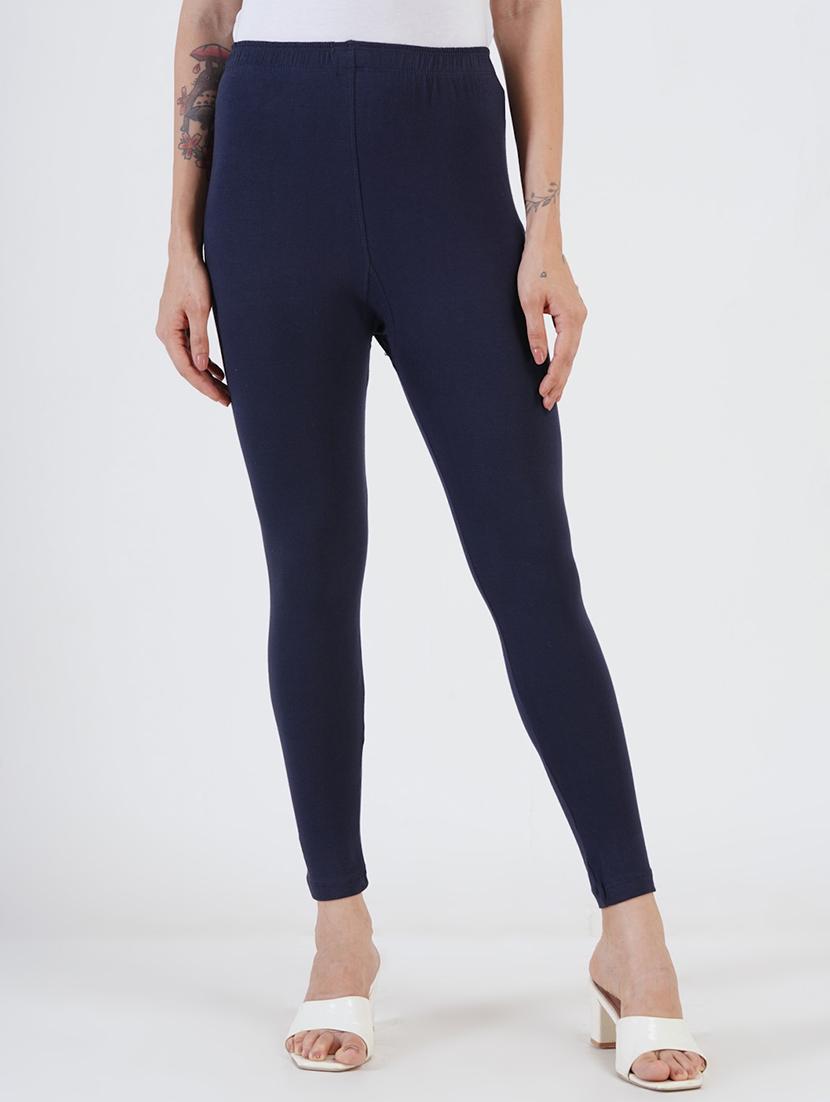 women solid mid rise ankle length legging - 22030984 - Zoom Image - 0