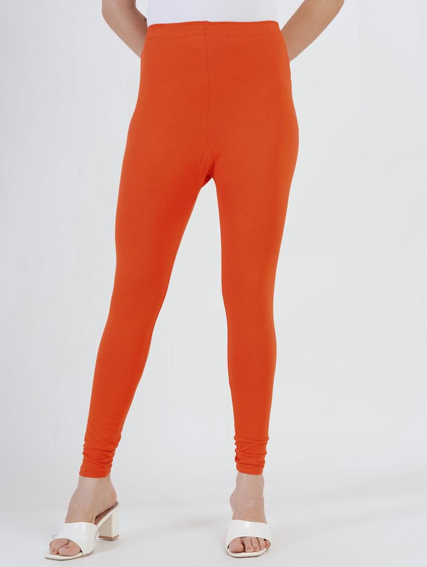 women solid mid rise ankle length legging - 22030985 - Zoom Image - 0