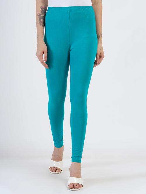 women solid mid rise ankle length legging - 22030986 - Standard Image - 0