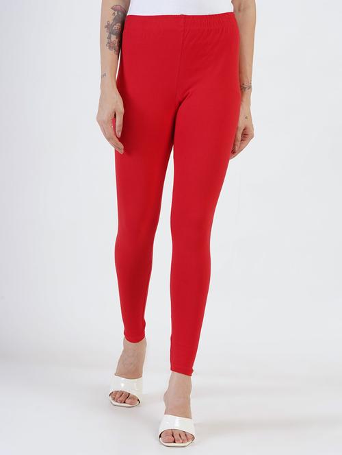 women solid mid rise ankle length legging - 22030988 - Standard Image - 0