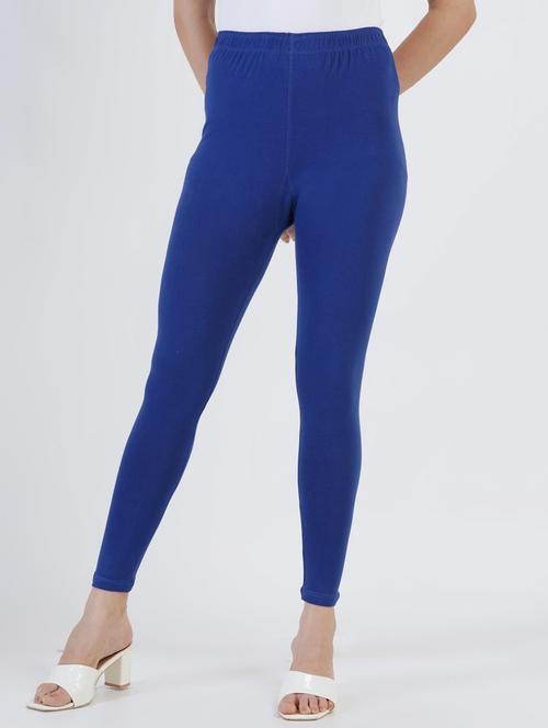 women solid mid rise ankle length legging - 22030989 - Standard Image - 0