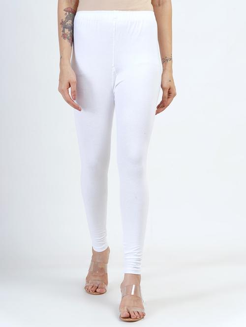 women solid mid rise ankle length legging - 22030990 -  Standard Image - 0