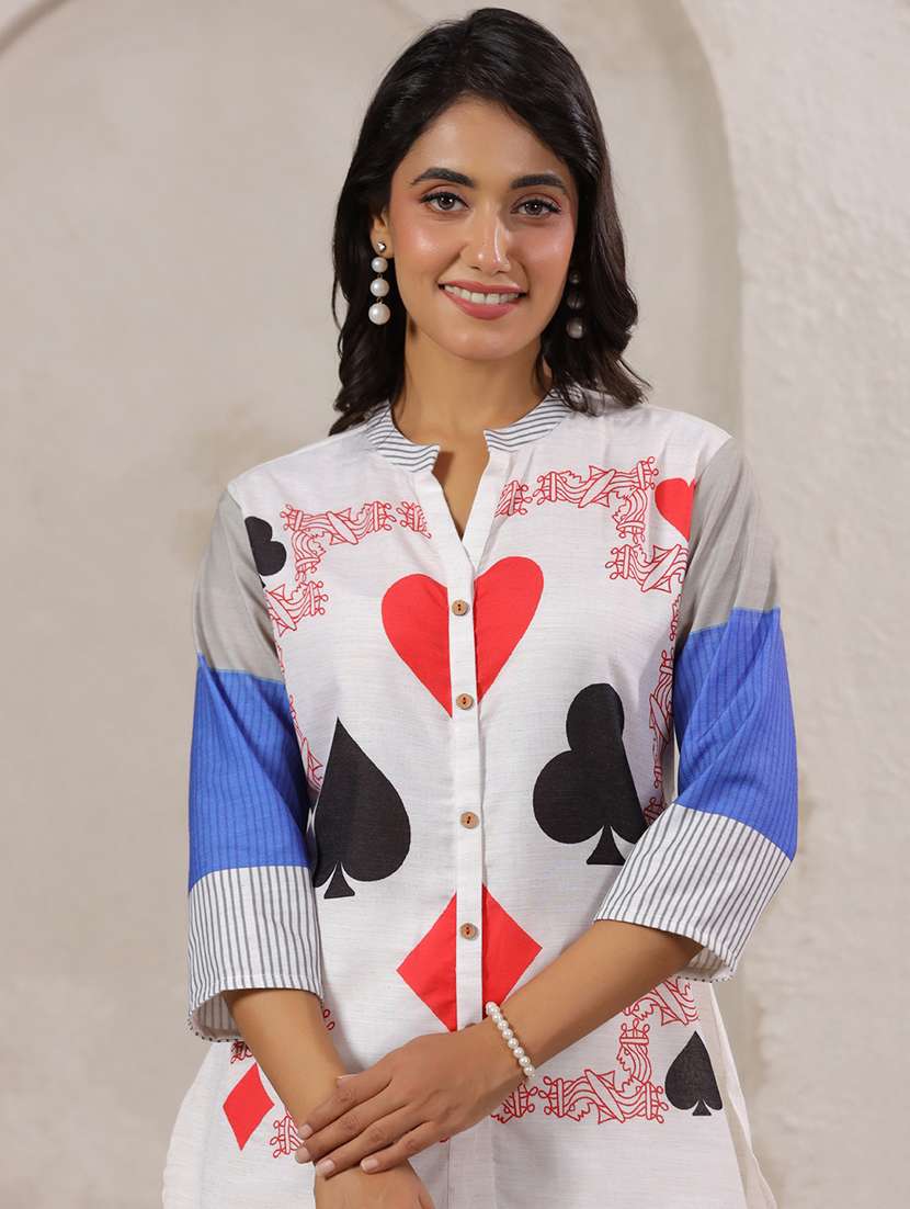 women printed shirt and palazzo co-ord set - 22031055 -  Standard Image - 5