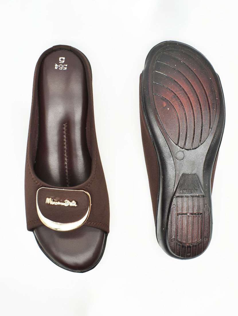 women solid slip on wedge - 22031062 -  Standard Image - 3