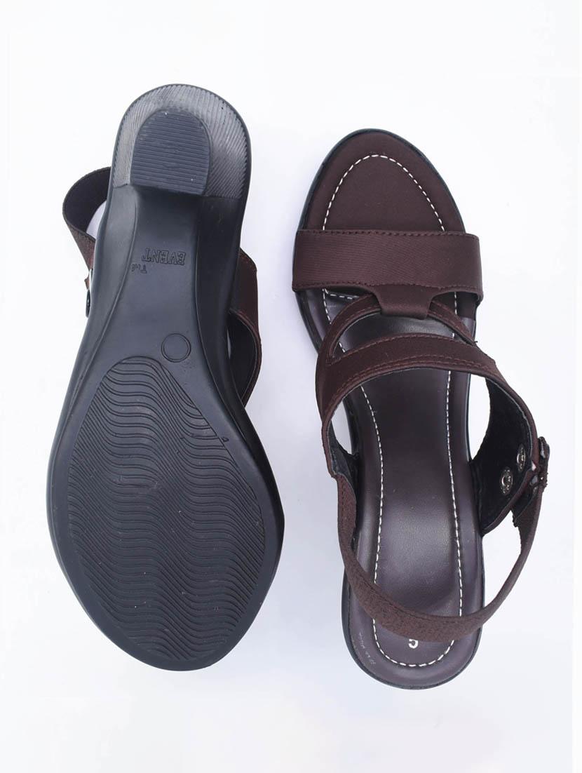 women solid back strap sandal - 22031064 - Standard Image - 3