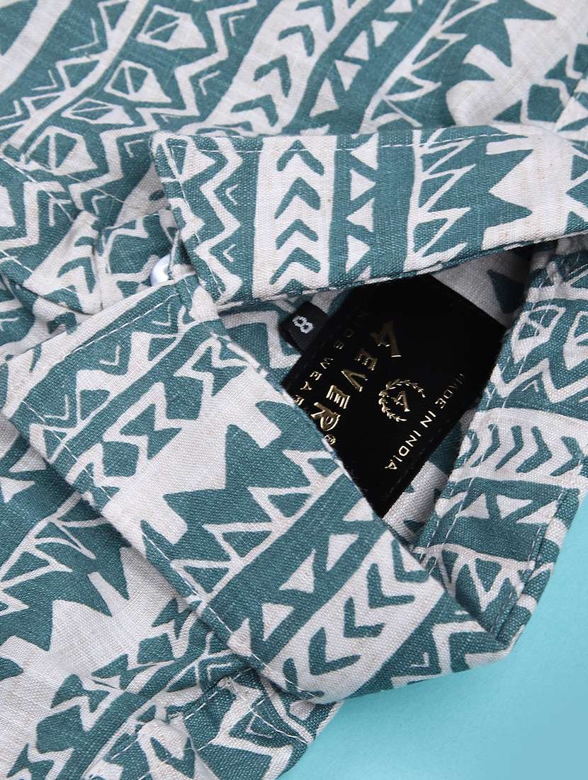 boys printed long sleeve casual shirt - 22031204 -  Standard Image - 3