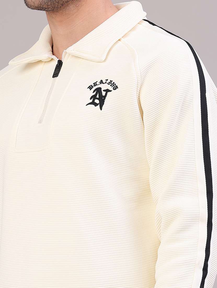 men solid long sleeve sweatshirt - 22031246 -  Standard Image - 5