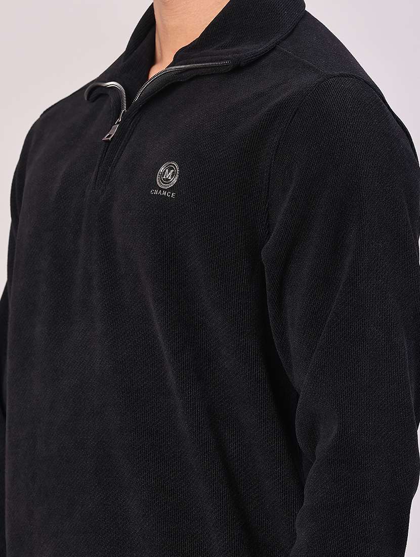 men solid long sleeve regular fit sweatshirt - 22031421 -  Standard Image - 3