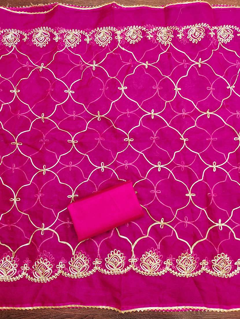 women self design embroidered unstitched suit set - 22031643 -  Standard Image - 3