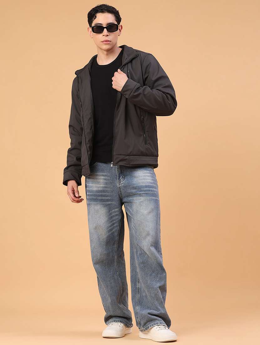 Men Solid Long Sleeve Puffer Jacket - 22031843 -  Standard Image - 5