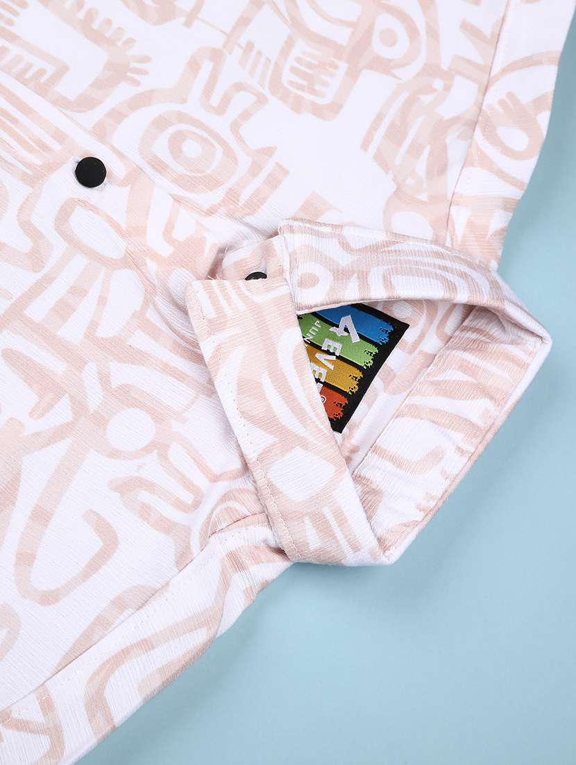 boys printed long sleeve casual shirt - 22031859 -  Standard Image - 3