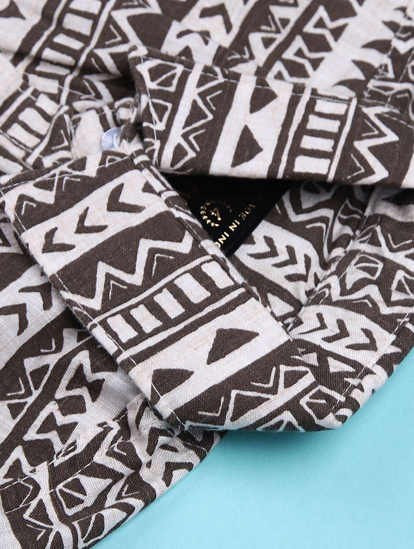 boys printed long sleeve casual shirt - 22031863 -  Standard Image - 3