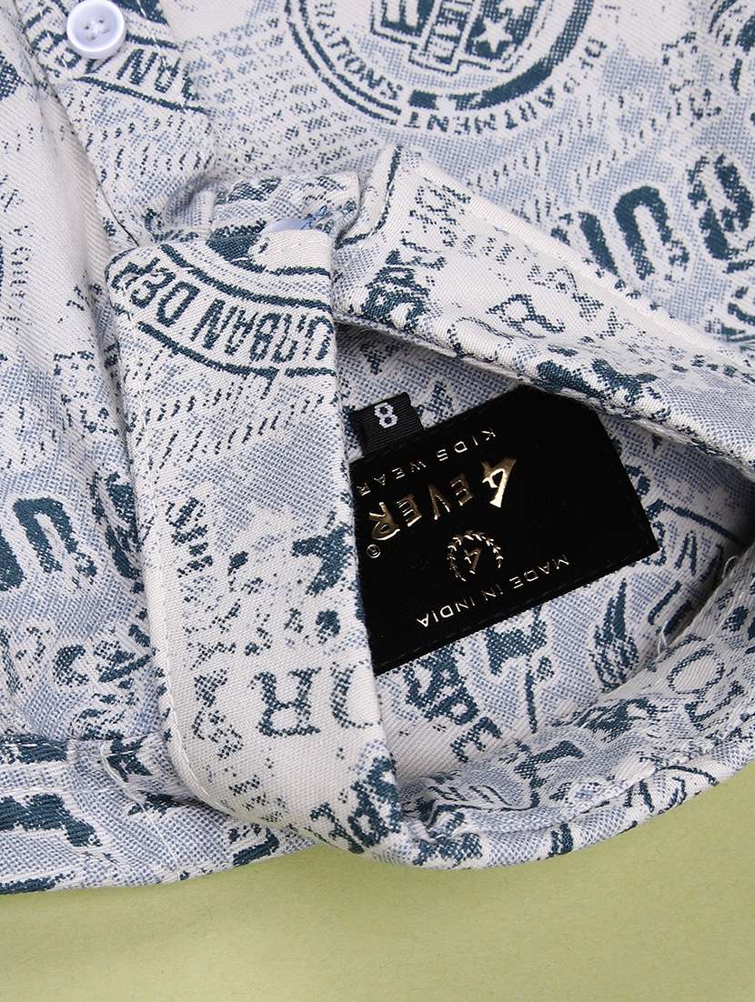 boys printed long sleeve casual shirt - 22031866 -  Standard Image - 3