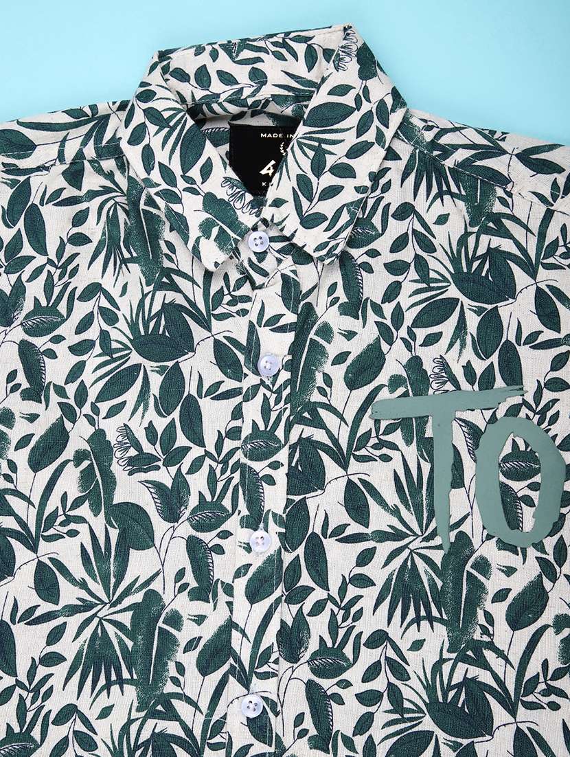 boys printed long sleeve casual shirt - 22031893 -  Standard Image - 3