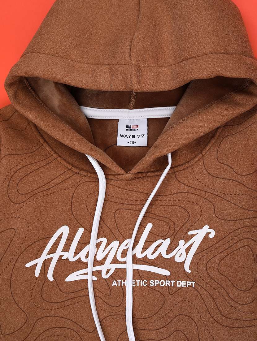 boys printed long sleeve hooded sweatshirt - 22031908 -  Standard Image - 3