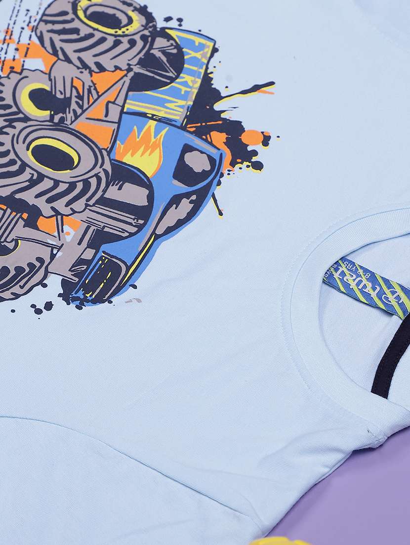 kids printed short sleeve co-ord set - 22033409 - Standard Image - 3