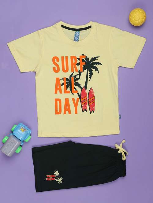kids printed short sleeve co-ord set - 22033414 - Standard Image - 0