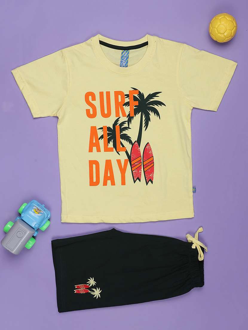 kids printed short sleeve co-ord set - 22033414 - Zoom Image - 0