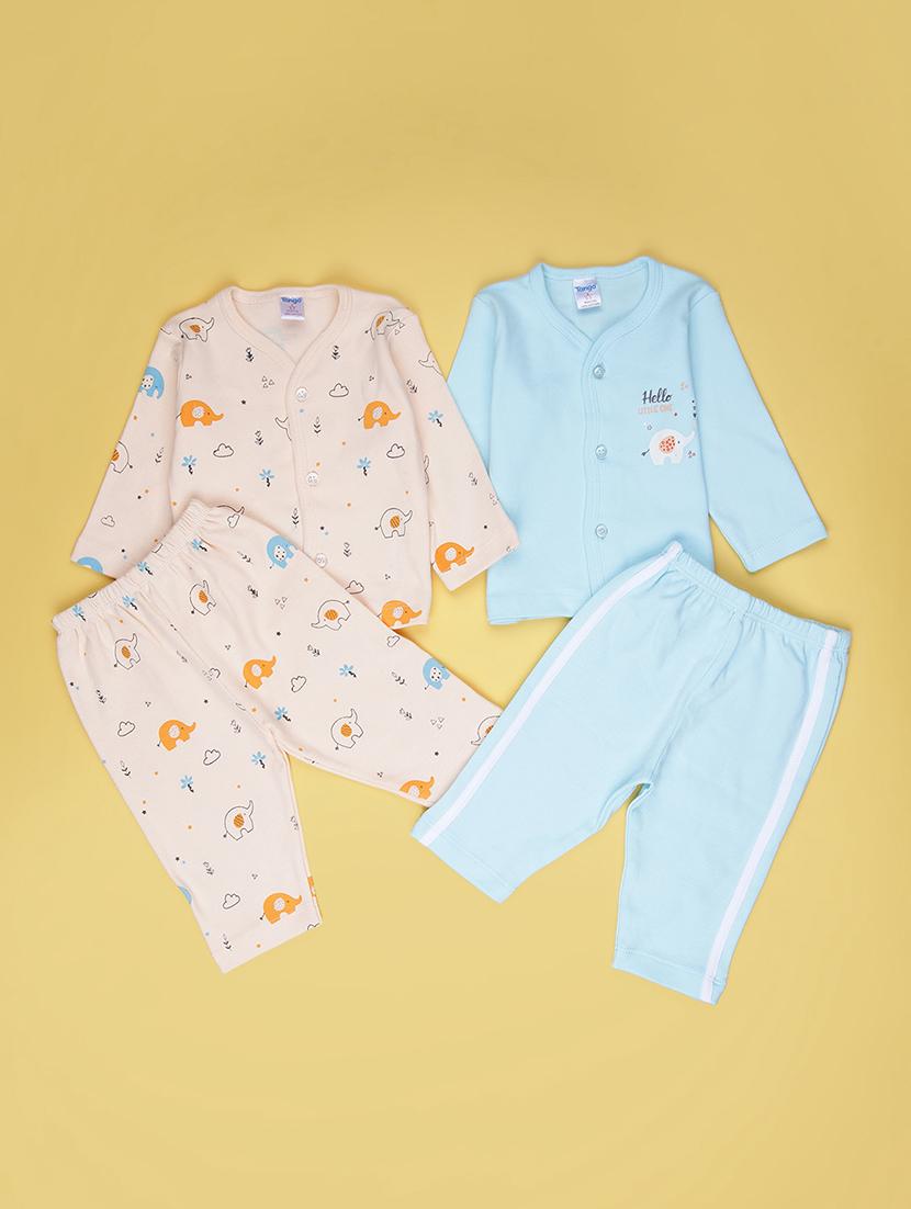 kids pack of 2 printed full length set - 22033421 -  Zoom Image - 0