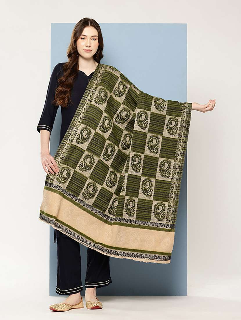 women paisley reversible shawl - 22033701 -  Zoom Image - 0