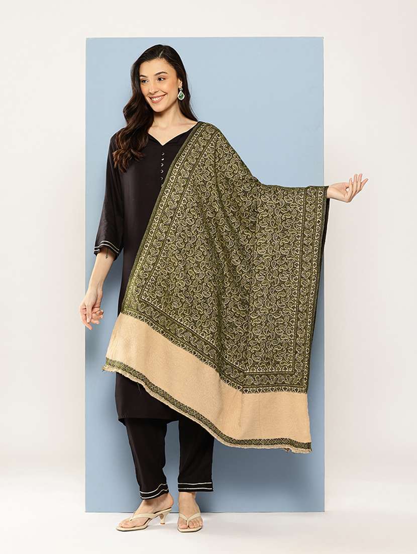 women paisley reversible shawl - 22033711 -  Zoom Image - 0