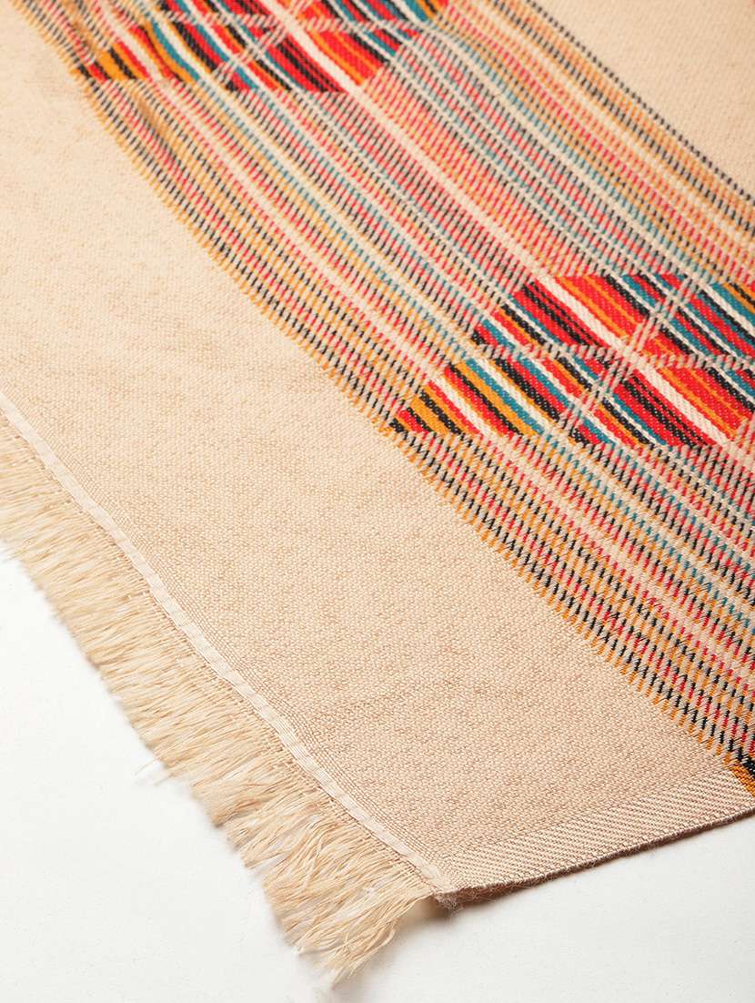 women self design reversible shawl - 22033729 -  Standard Image - 3