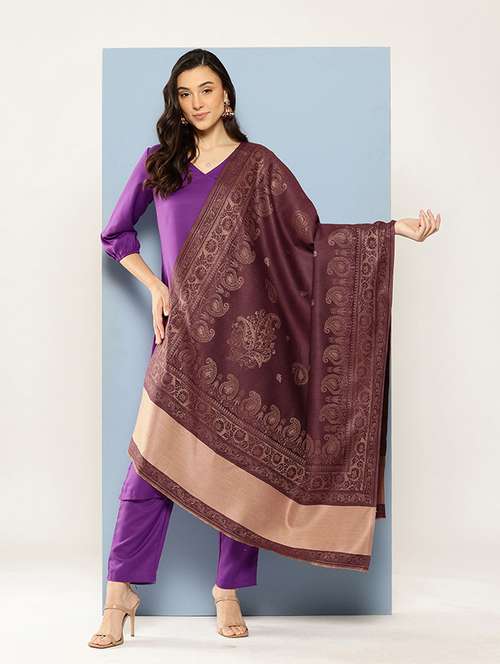 women paisley reversible shawl - 22033731 -  Standard Image - 0