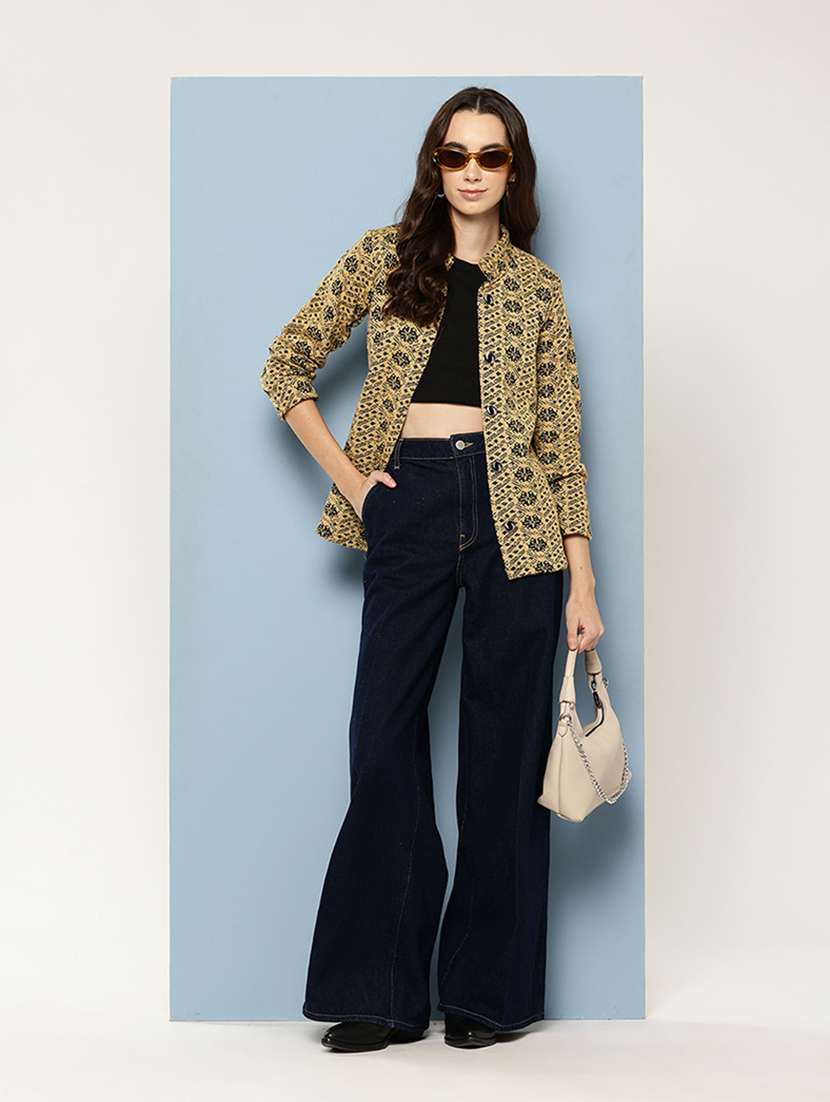 women self design long sleeve cardigan - 22033803 -  Standard Image - 3