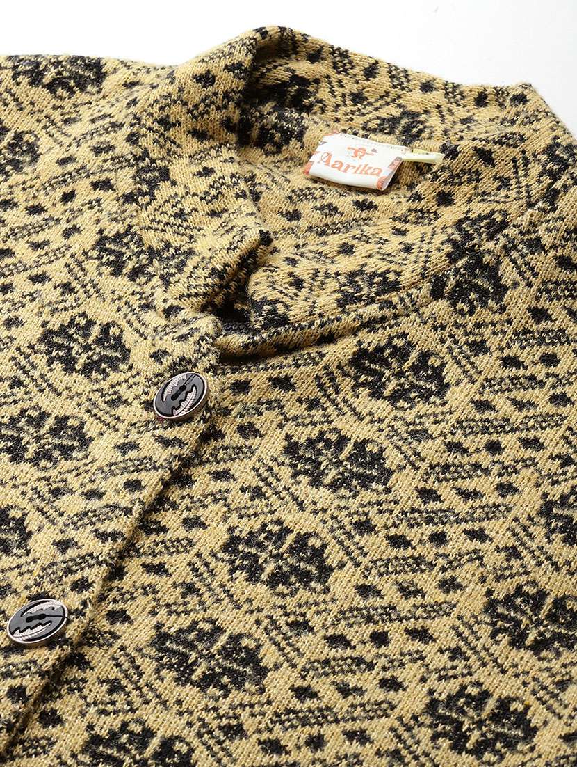 women self design long sleeve cardigan - 22033803 -  Standard Image - 5