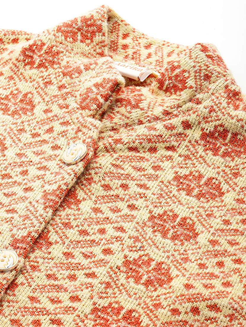 women self design long sleeve cardigan - 22033805 -  Standard Image - 5