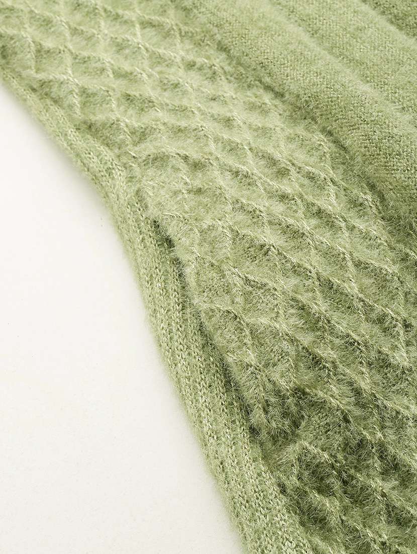 women self design long sleeve cardigan - 22033811 -  Standard Image - 5