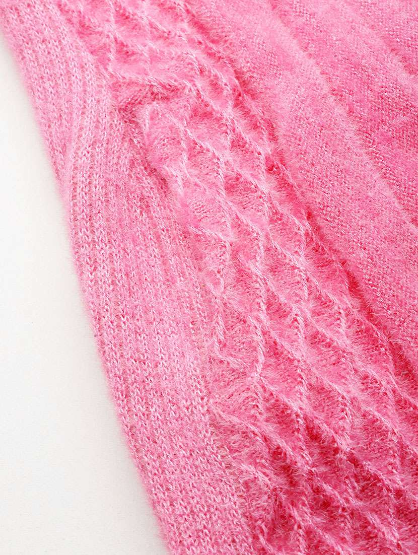 women self design long sleeve cardigan - 22033814 -  Standard Image - 5