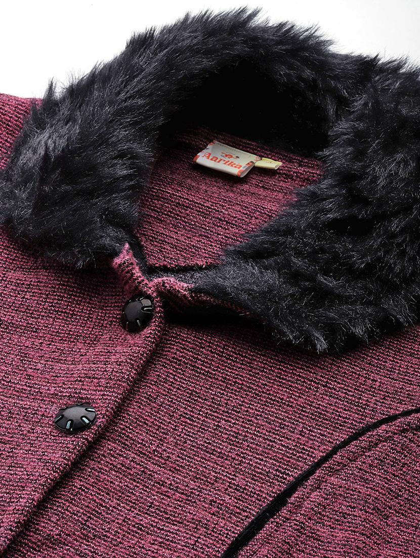 women solid long sleeve cardigan - 22033841 - Standard Image - 5
