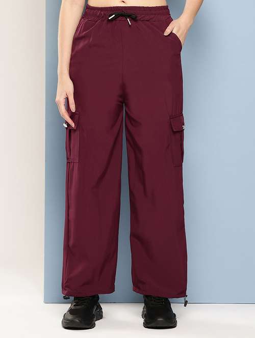 girls solid mid rise cargo - 22033869 -  Standard Image - 0