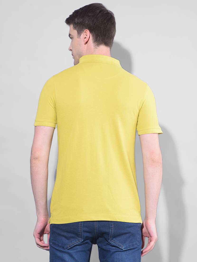 green cotton plain tshirt - 22033889 -  Standard Image - 3