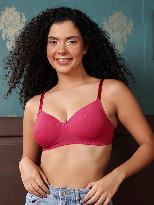 women solid non wired t-shirt bra - 22033916 -  Standard Image - 0