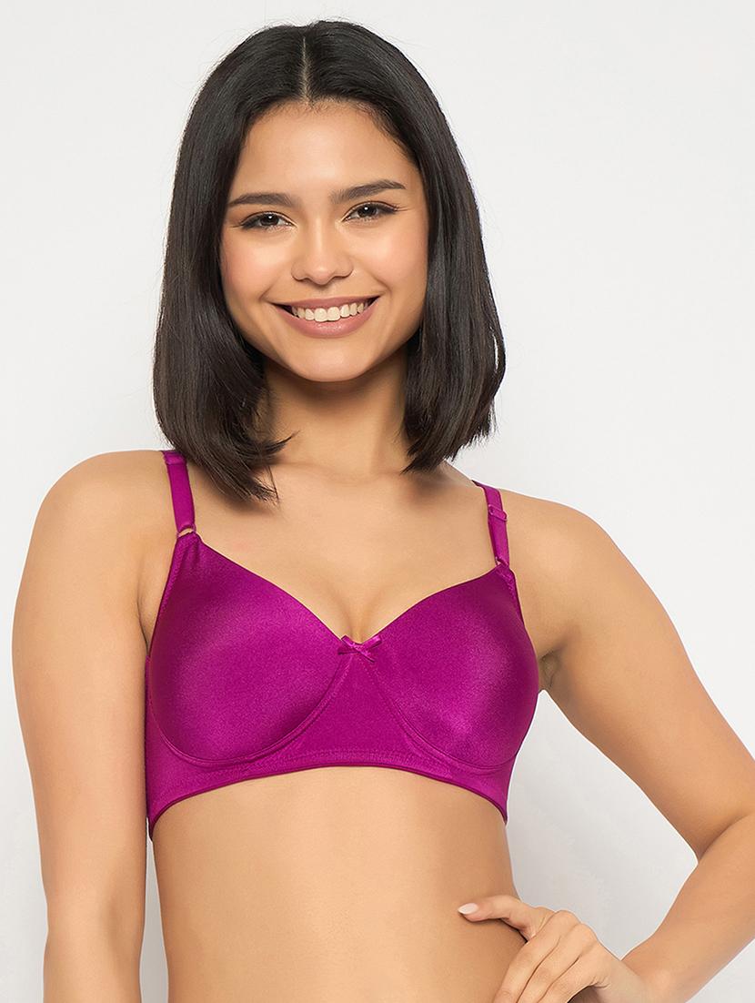 women solid non wired t-shirt bra - 22033917 -  Zoom Image - 0