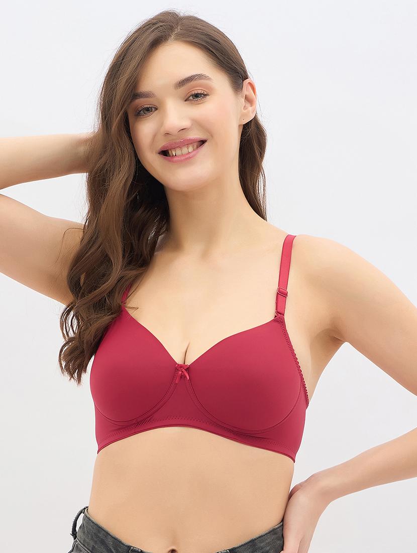 women solid non wired t-shirt bra - 22033918 -  Zoom Image - 0