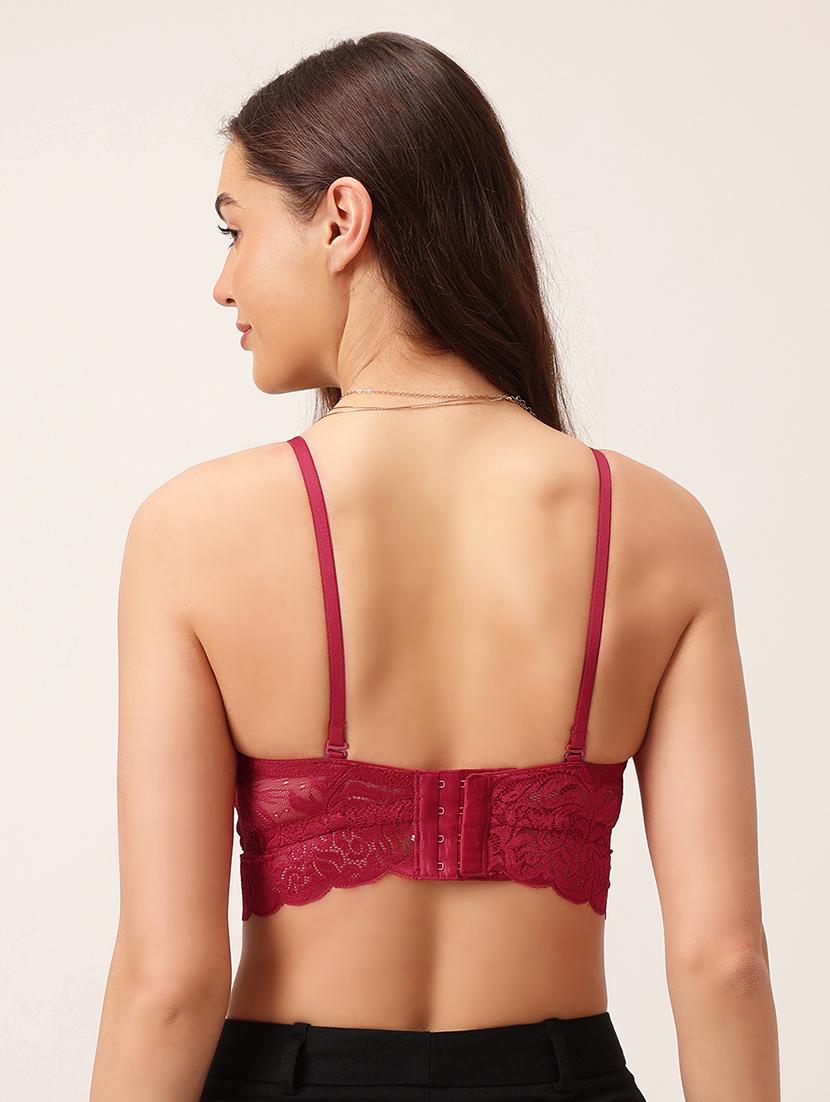 lace heavily padded underwired bralette - 22033924 - Standard Image - 3
