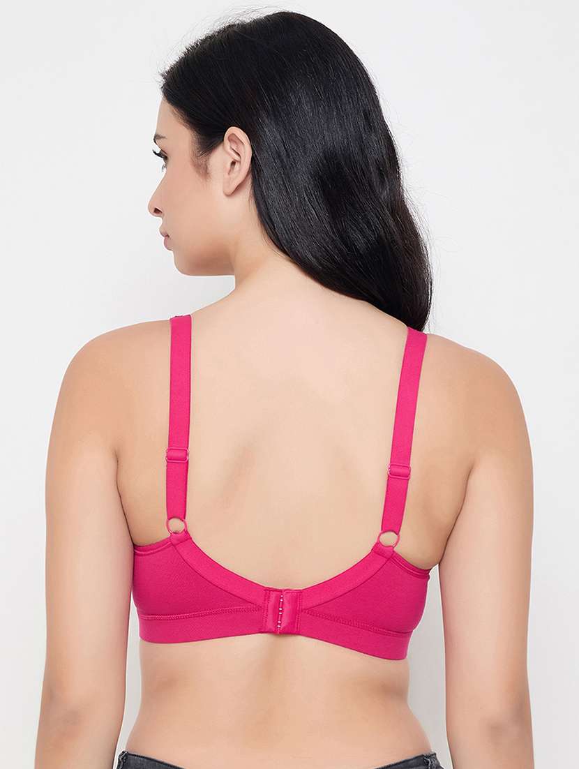 women solid non wired t-shirt bra - 22033925 -  Standard Image - 3