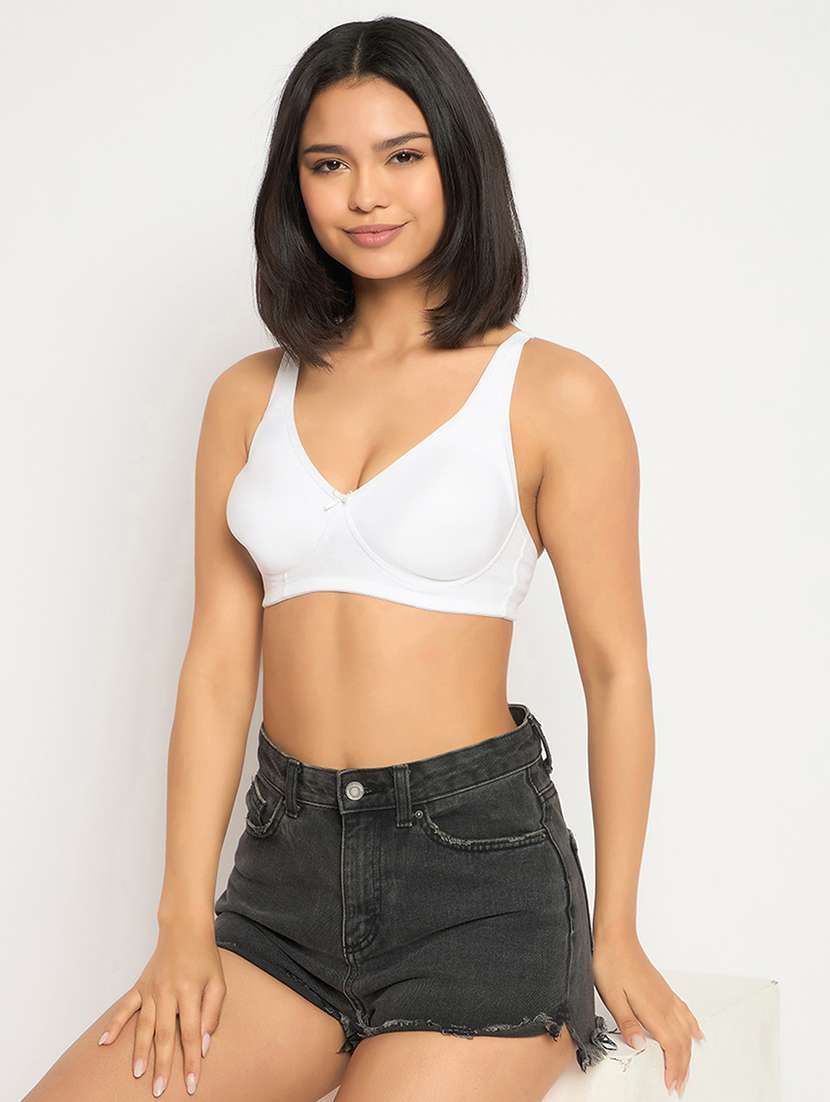 women solid non wired t-shirt bra - 22033933 -  Standard Image - 3