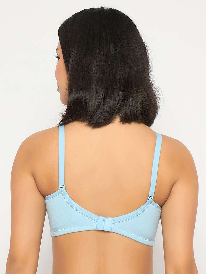 women solid non wired t-shirt bra - 22033939 -  Standard Image - 3