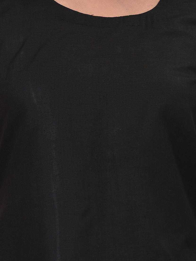 women solid cap sleeve tiered ethnic dress - 22033950 -  Standard Image - 5